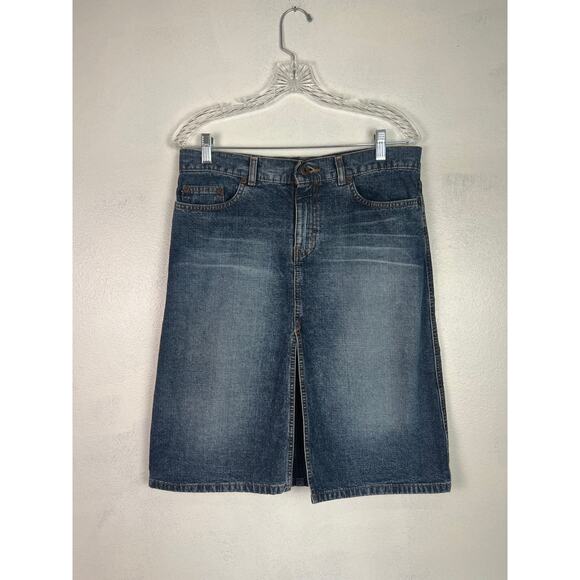 Y2K Express Denim Jean Skirt size 10 - Picture 1 of 9